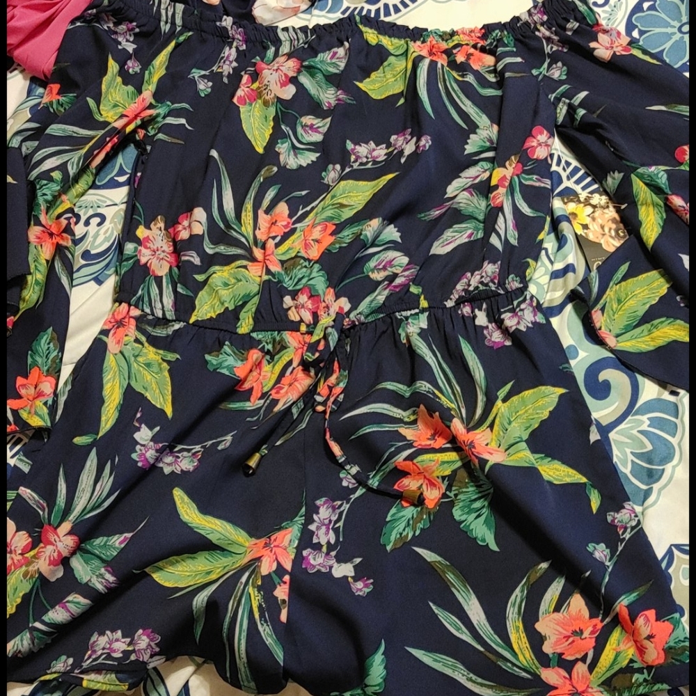 Off the shoulder romper